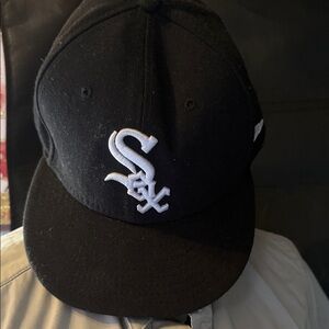 New Era Black and White Cap
